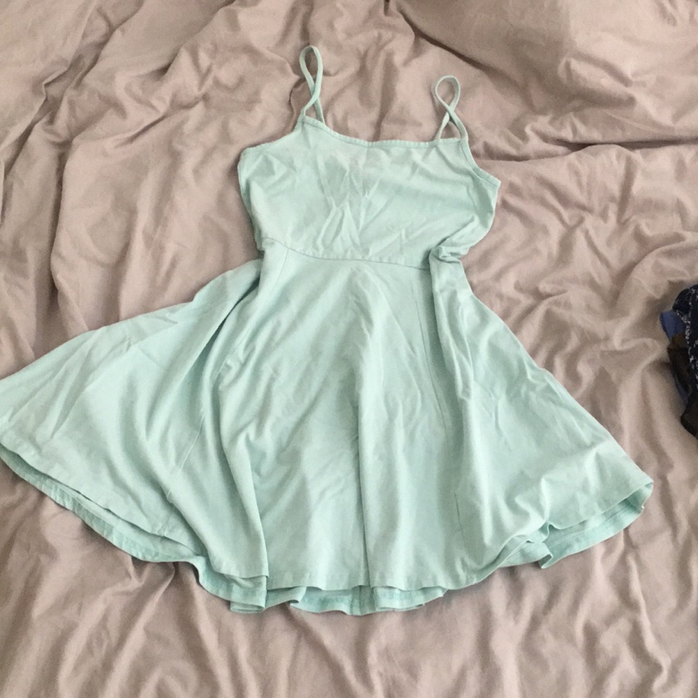 🚚H&m - mint strap dress - casual - size s